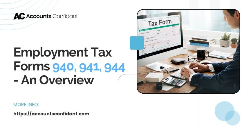 IRS Tax Forms 940, 941, 944