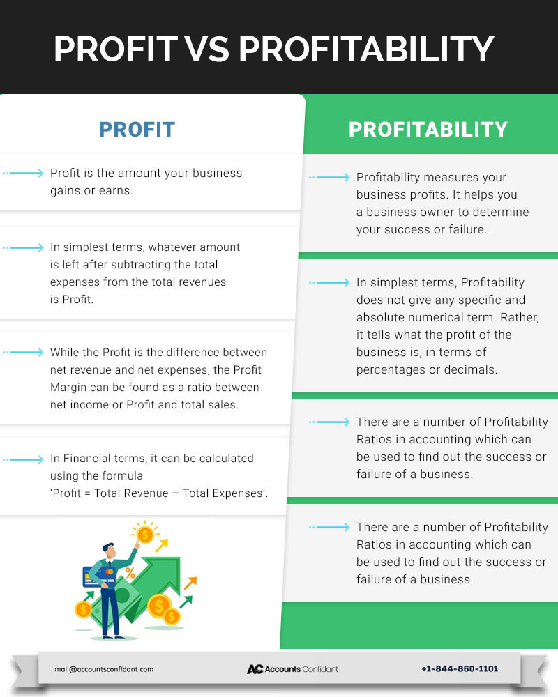 Difference between profit and profitability