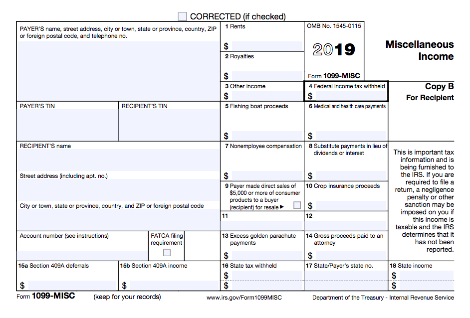 1099-MIsc Form