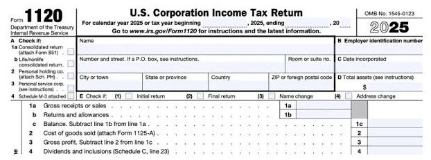 1120 form
