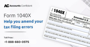 What is form 1040X &amp; How do I Fill it? (Get Form) | Accounts Confiadnt