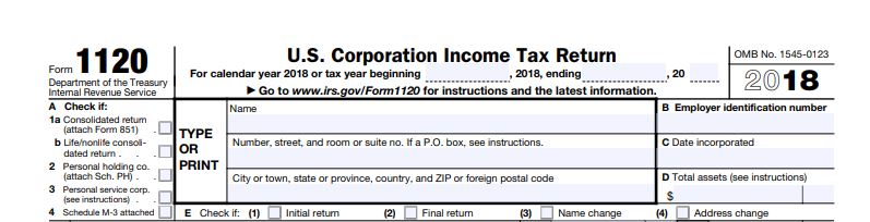 IRS Form 1120