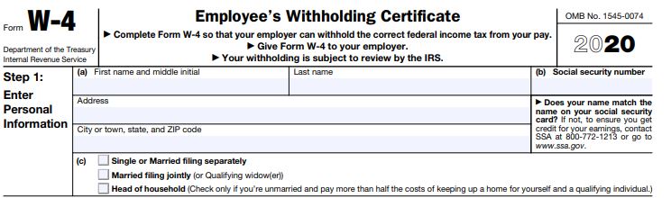 What is W4 Form? & How to Fill? - AccountsConfidant