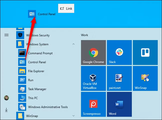 Control Panel