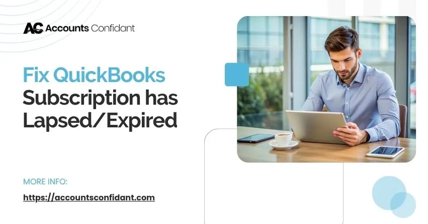 QuickBooks Subscription has Lapsed
