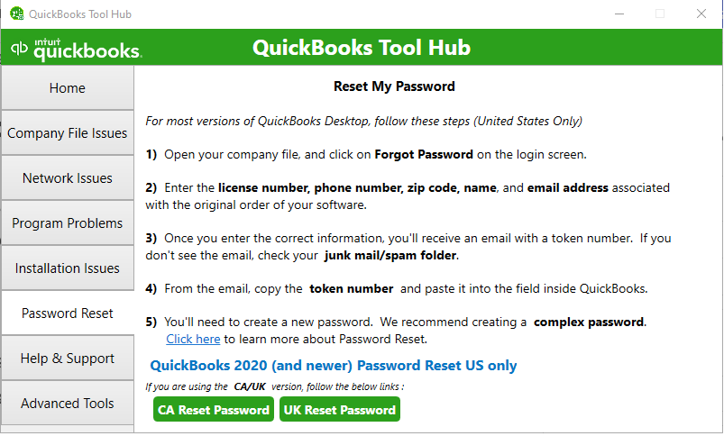 Reset My Password
