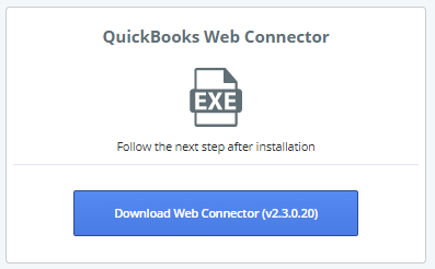 Download QuickBooks Web Connector
