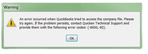 QuickBooks Error 6000 82