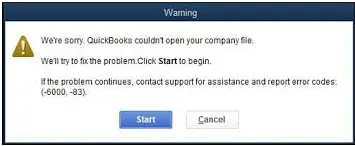 QuickBooks Error 6000 83