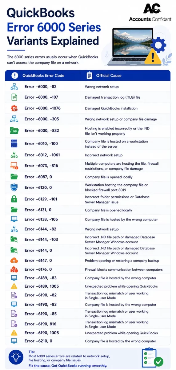 QuickBooks Error 6000 Series