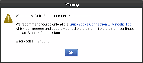 QuickBooks Error Code 6177