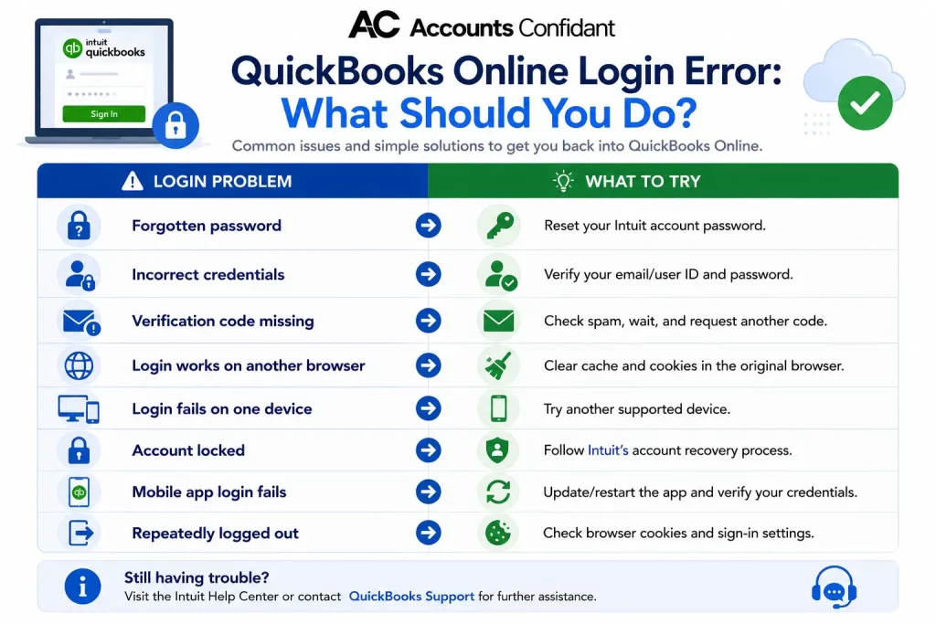 QuickBooks Online Login Troubleshooting Guide