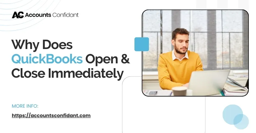 QuickBooks Open and Close Immediately