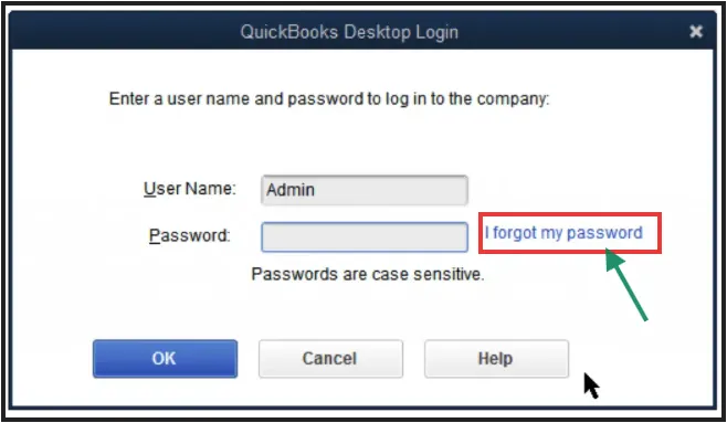 I forgot my password