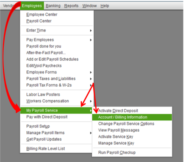 My Payroll Service in QuickBooks Desktop
