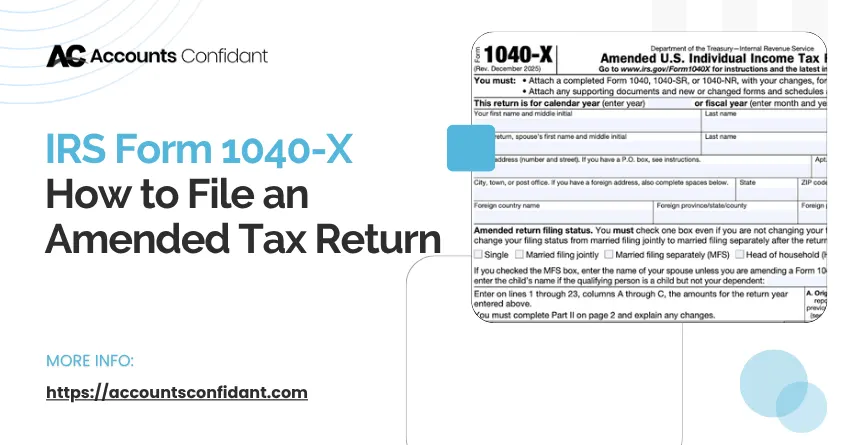 IRS Form 1040-X
