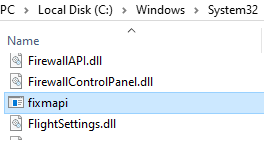 Locate Fixmapi
