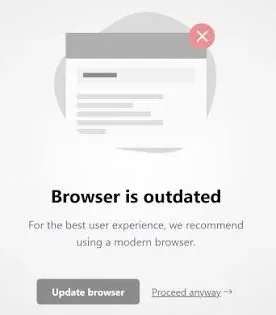 Outdated browser